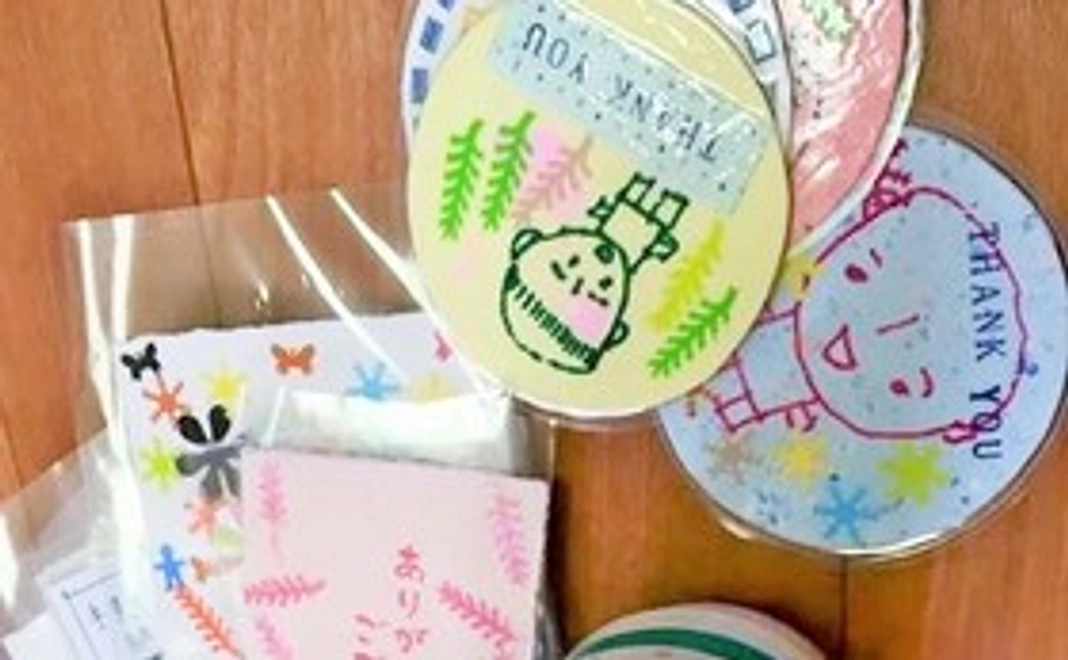 知的障がい者が作成するサンクスレター！