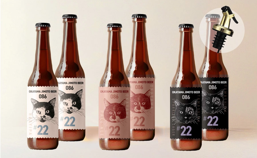 クラフトビール　6本　+　ポアラー　１個