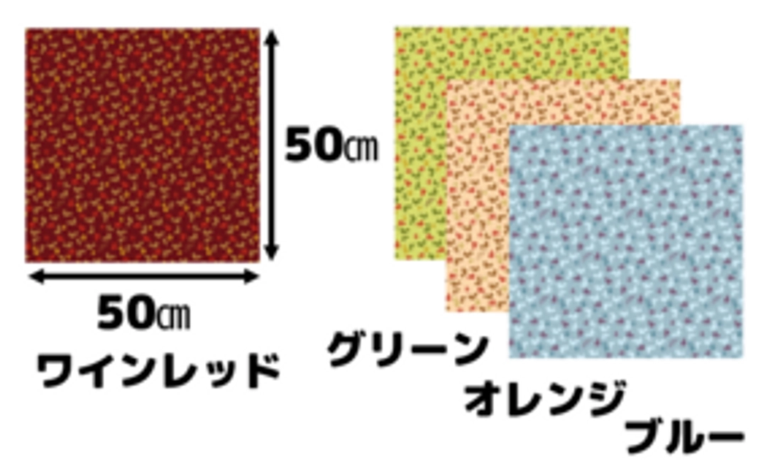 【NEW!追加リターン】ポポラオリジナル ニホンリス小風呂敷