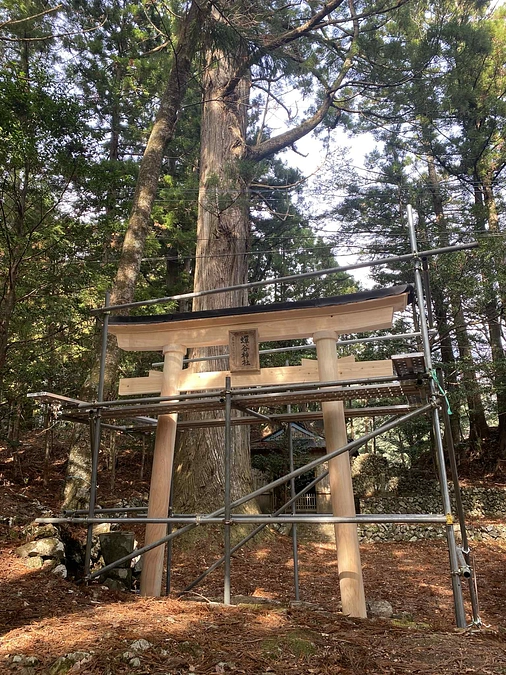 【残り4日】「雲隠れの里」神社に小さな鳥居が帰ってきました