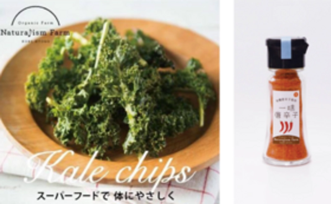 ケールチップス2袋×一味唐辛子セット