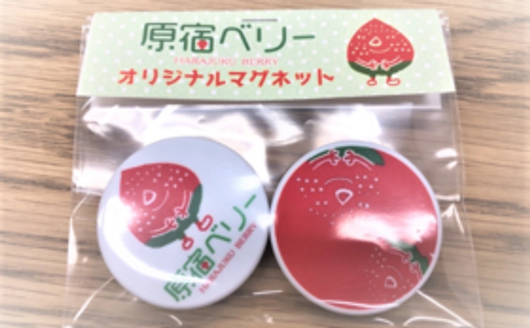 ジェラートお試しクーポン券＋原宿ベリーオリジナルマグネット