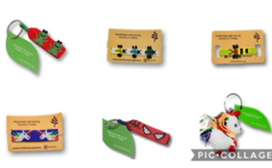 【Earth Day特別リターン】ブレスレット、キーホルダー×2|お母さん達の手づくりプロダクトで支援コース