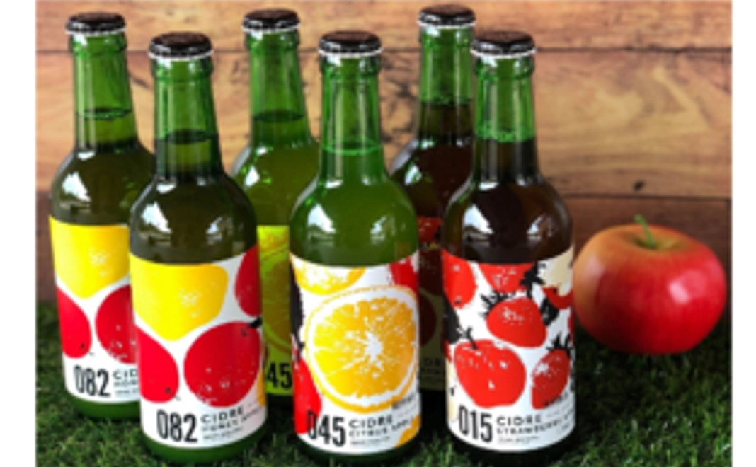 B：【飲】石見麦酒の定番クラフトシードル6本セット