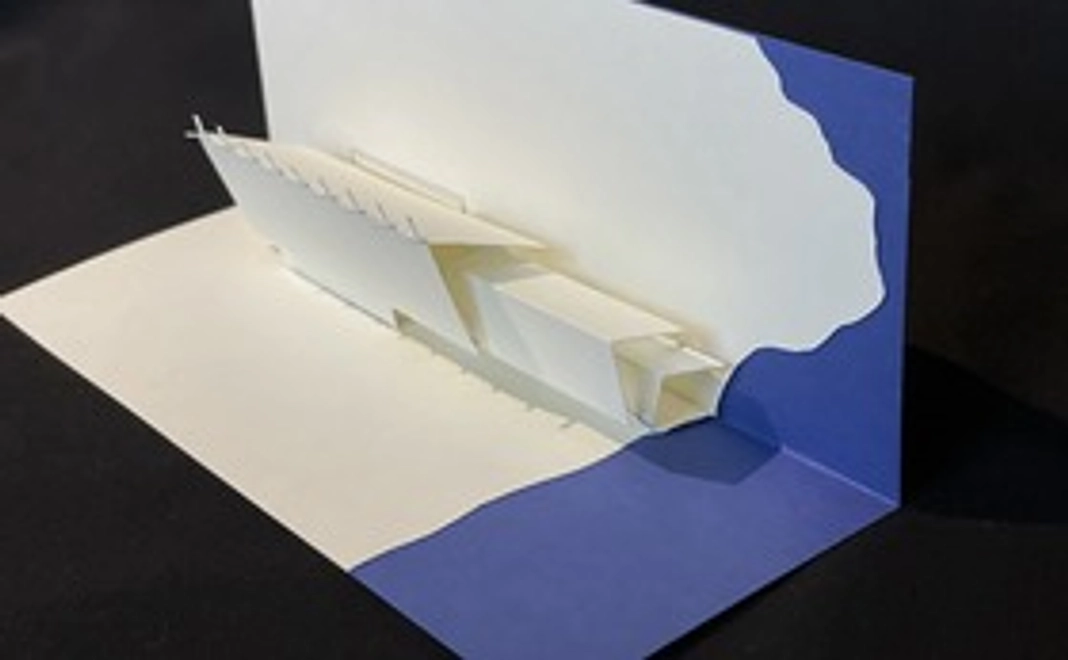 邦久庵の「折り紙建築」キット＋邦久庵ポストカード＋邦久庵トーク冊子＋お礼のお手紙をお送りします