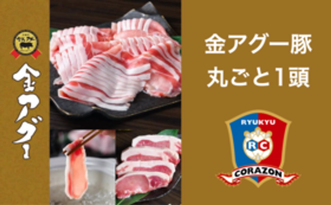 NEW!!【スポンサー協賛コース】金アグー豚丸ごと1頭プレゼント！