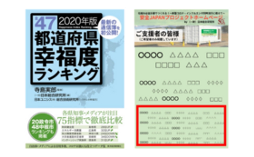 「全47都道府県幸福度ランキング 2020年版」1冊