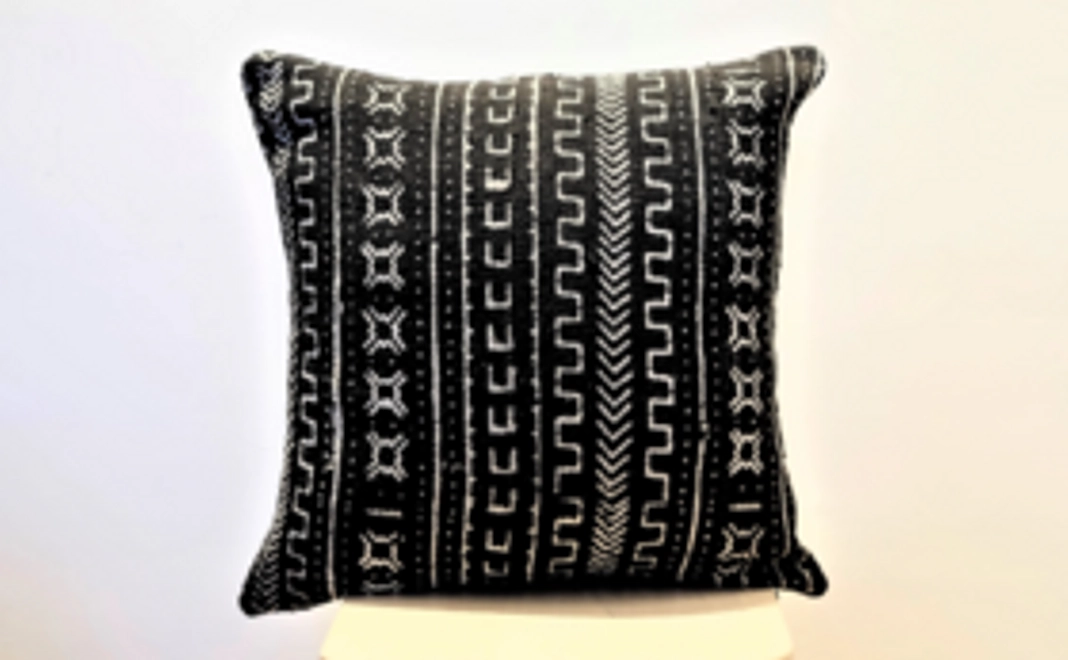 BOGOLAN製クッション(ブラック)×1個