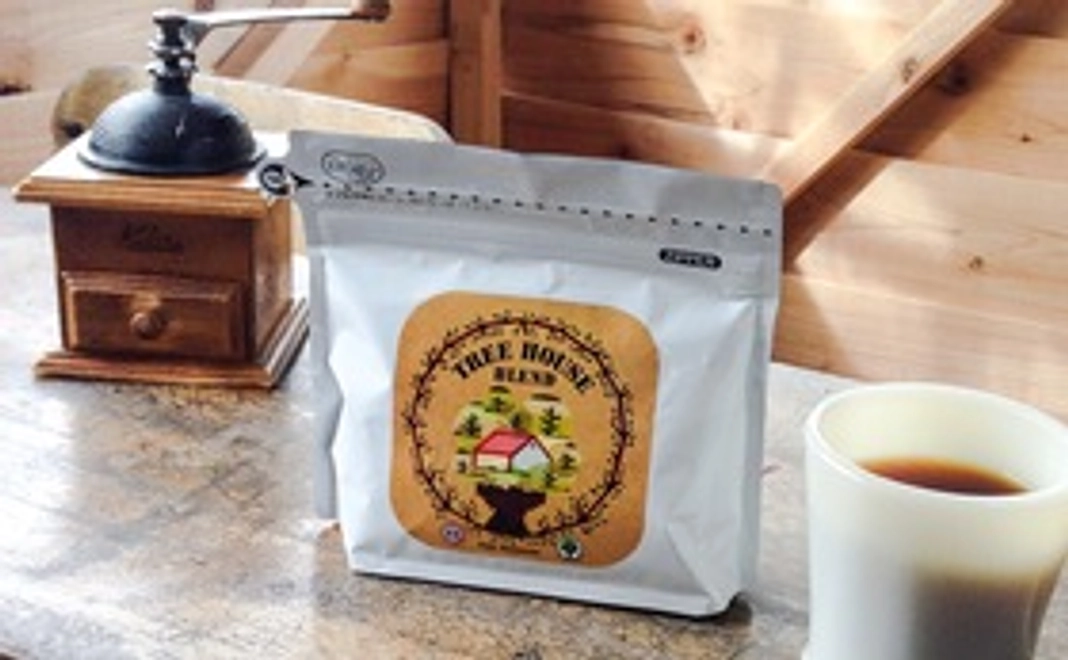 追加しました!【このほしのコーヒータイムセット】ツリーハウスオリジナルブレンドコーヒーと本拠地五城目町のお菓子をお届け。