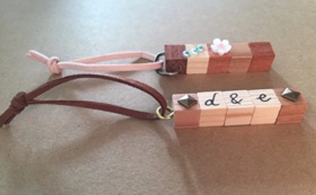 感謝のメール&手作りウッドチャーム