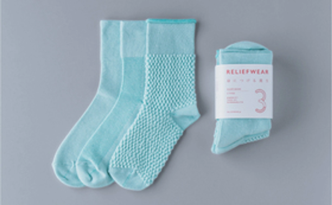 【購入支援】KAIHŌ SOCKS  3タイプセット(22-25cm）