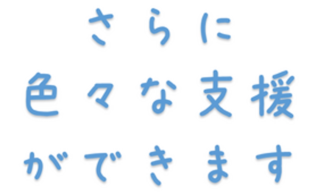 さらに食事や学習支援以外の色々な支援ができます