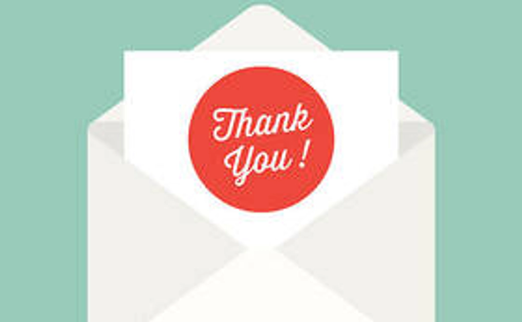 【社会人限定】サンクスレター