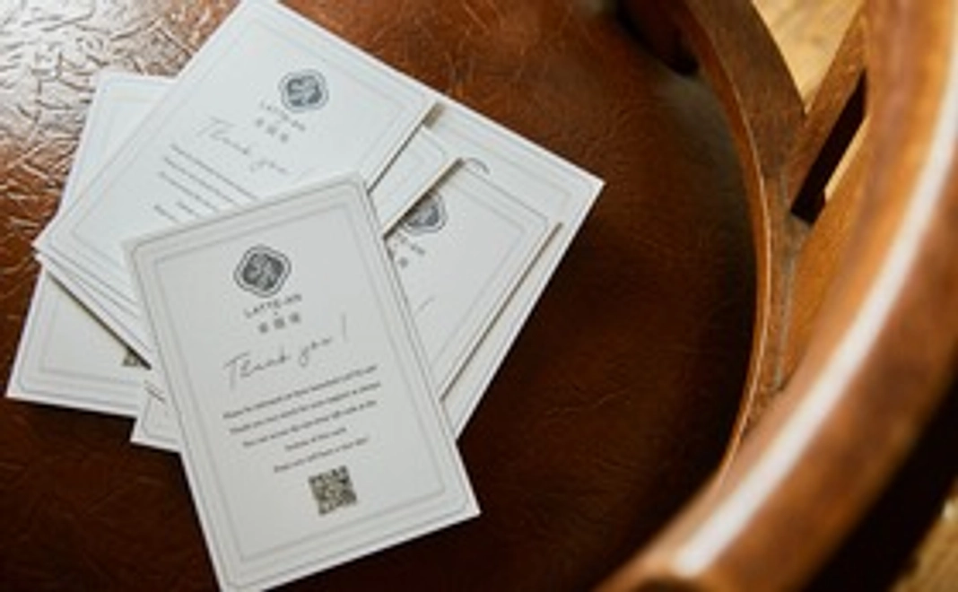 拿鐵庵オリジナルメッセージカード