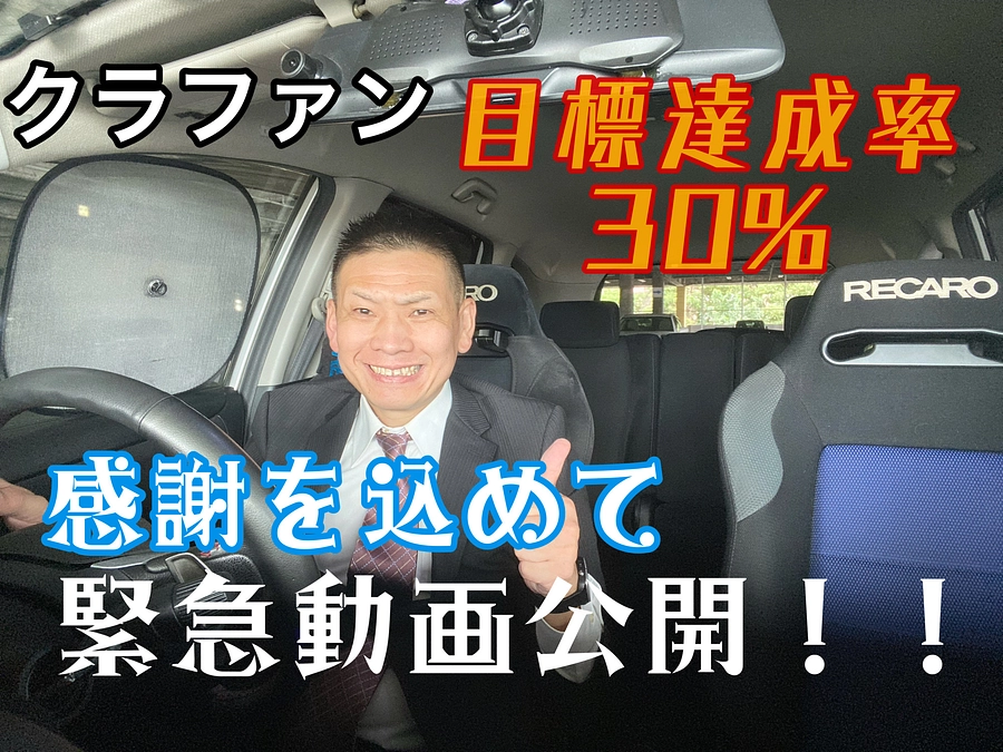 目標の３０％達成、支援者数9人突破！感謝の動画ＵＰしました。