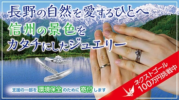 【指輪に託す思い】信州の自然と文化を伝えるジュエリーショップ のトップ画像