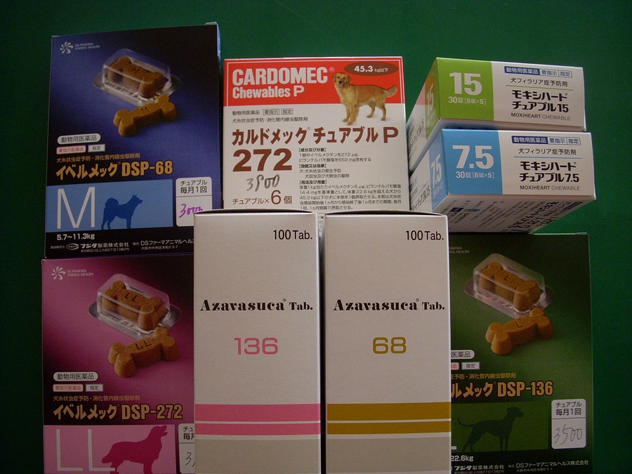 フィラリア薬仕入れました　❷