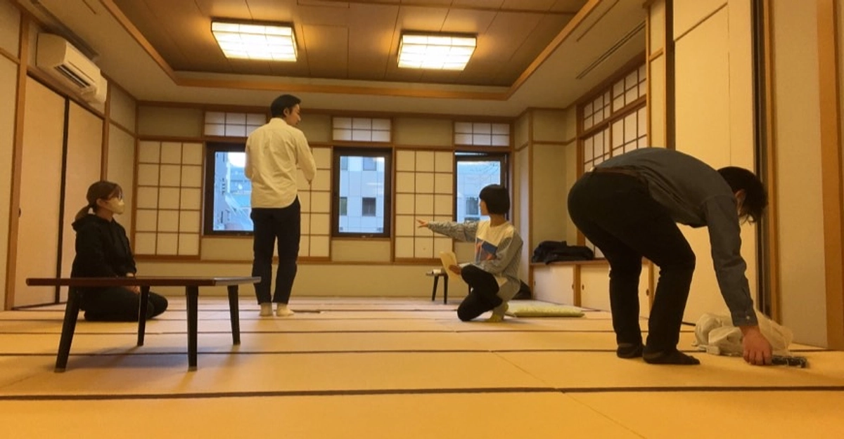 新古典楽し座の稽古場よりメッセージ（動画）