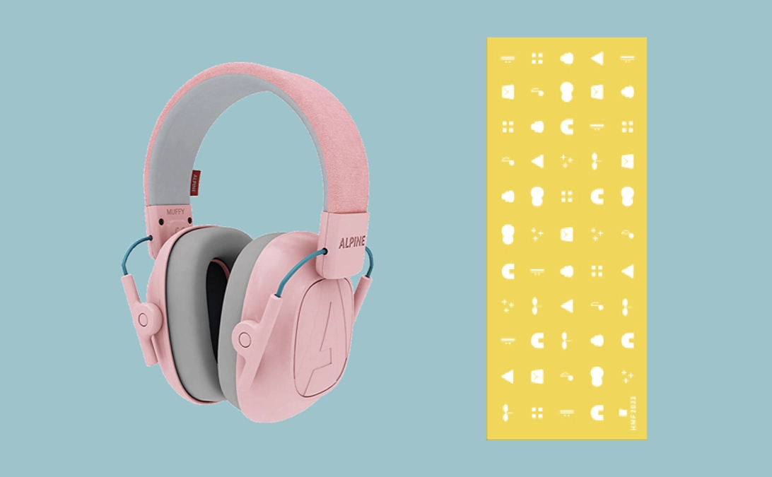 【リターン紹介】子ども用防音イヤーマフ（ピンク）