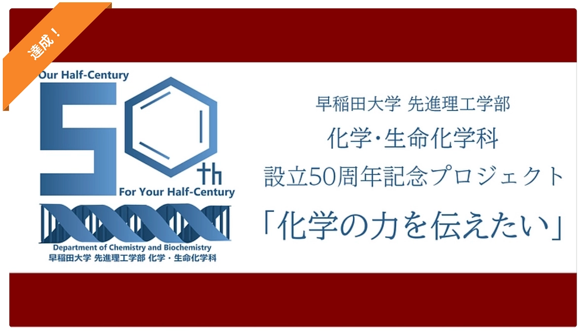 【御礼】プロジェクト目標を達成することができました！
