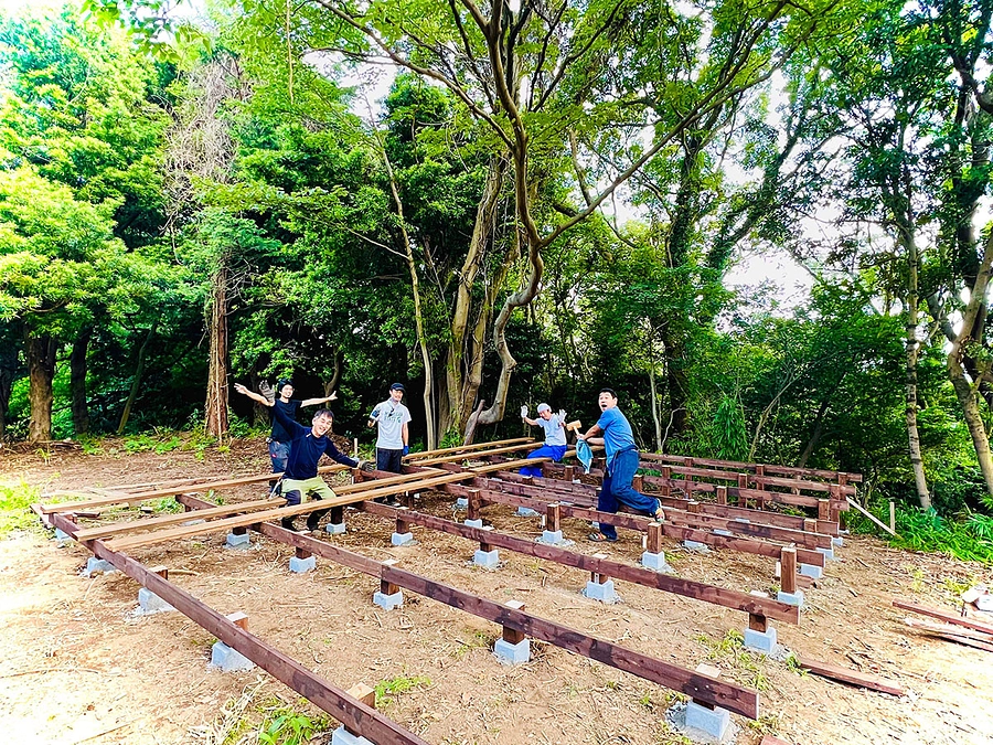 ウッドデッキ作り体験会のお知らせ