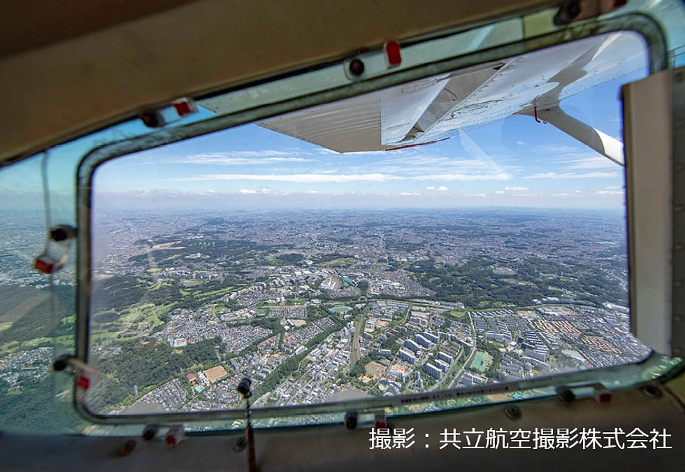 【本日7/16撮影！】本日10時に離陸、10時10分頃には多摩市上空です。