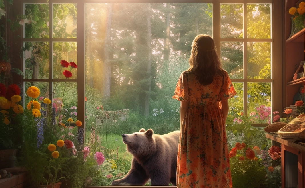 クマ活動お礼絵葉書