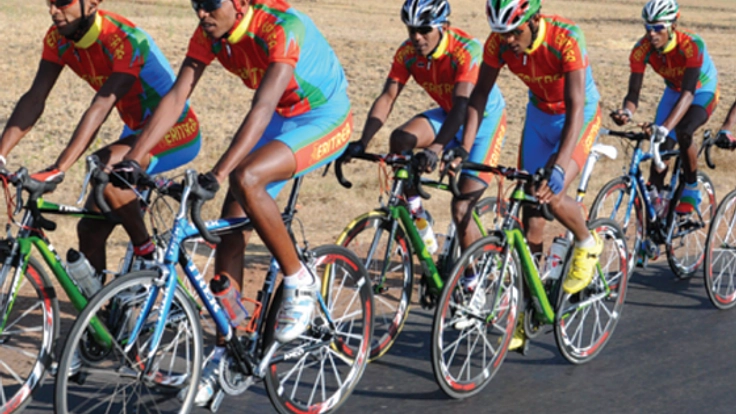 アフリカのエリトリアのサイクリストを自転車で四国を一周するイベントに呼びたい