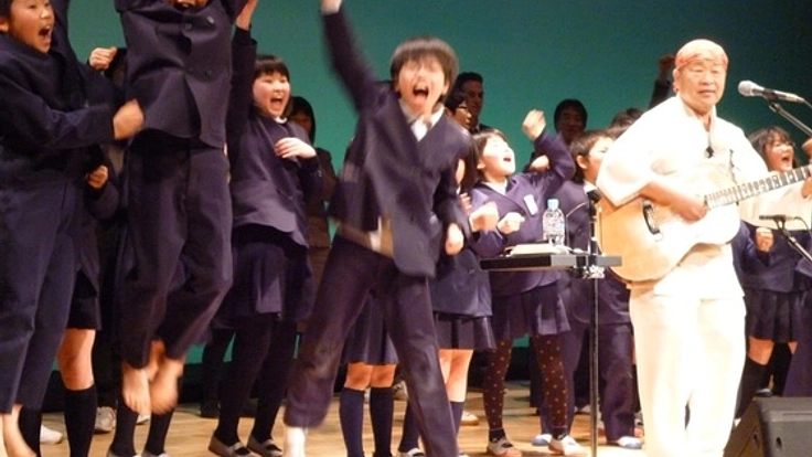 被災地の子供達と金子みすゞのうた&被災地支援ソングをCDに!