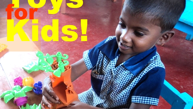 遊ぶ機会がないスリランカの子どもたちにおもちゃを贈りたい！