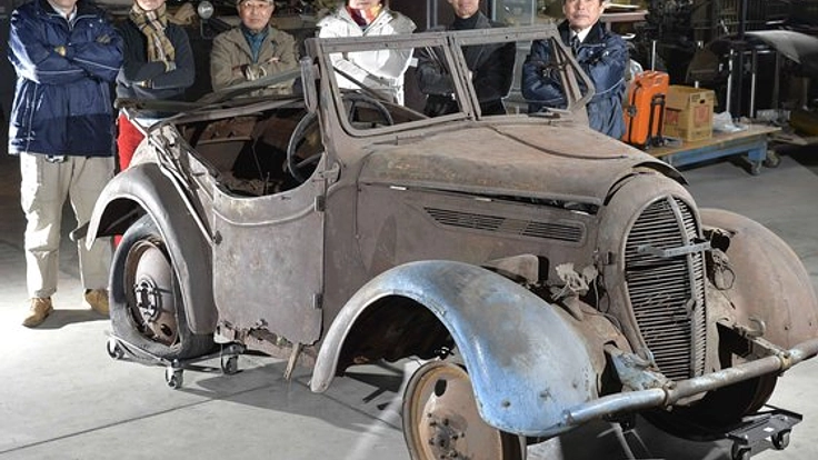 ７０年の時を越えて、幻の国産車「くろがね四起」復元計画始動！