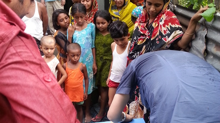 新たな浄水システムで子供達に安全な水を飲んでもらいたい！