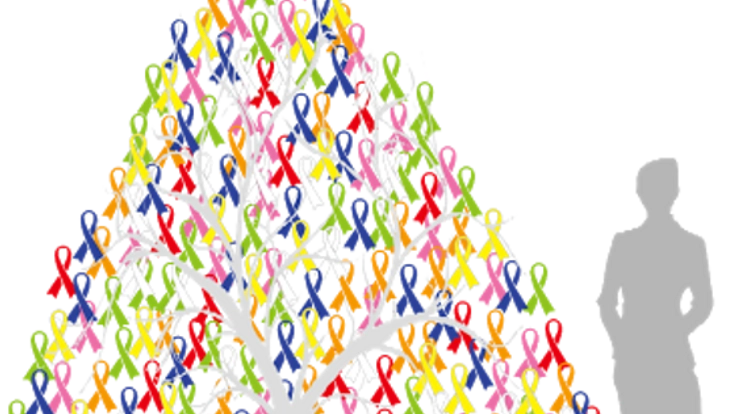 オリジナル「アウェアネスリボン」でクリスマスツリーを飾ろう！