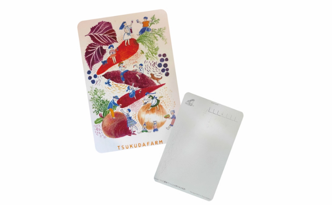 【1】オリジナルポストカード （梢夏子さん書き下ろし）