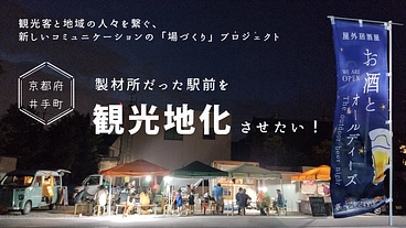 製材所跡地で屋外居酒屋「お酒とオールディーズ」を観光地化させたい！ のトップ画像