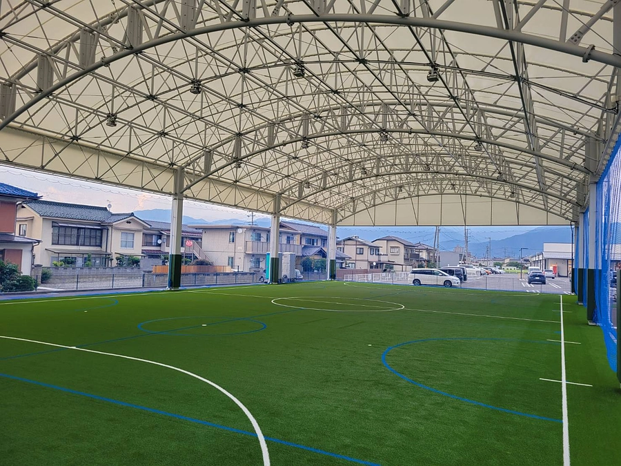 本日の人工芝フィールドの様子と告知