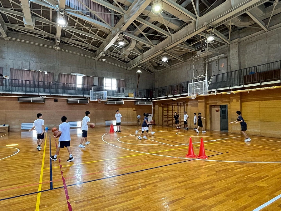 【中級部籠球部】（二次合宿&私学大会）