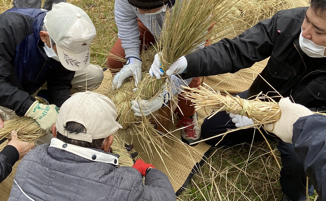 感謝のメール、メンヒル大しめ縄づくり体験イベントへのご招待