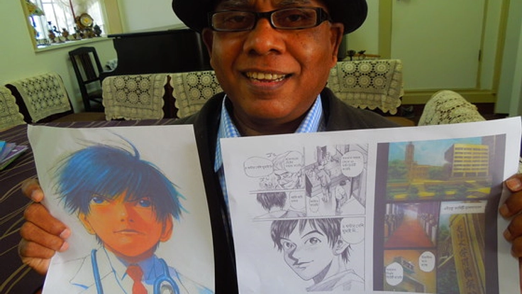 マンガのない国バングラデシュで、日本のマンガ本を出版したい！