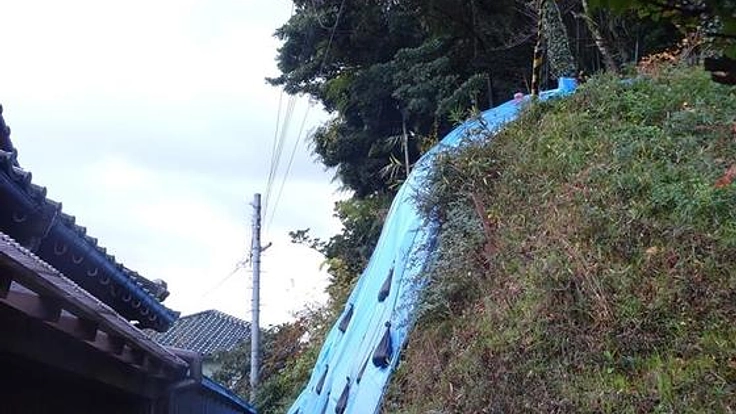 京都府北部で無人化した神社の土砂崩れ対策を実現したい！