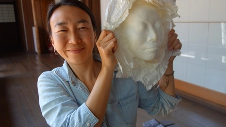 被爆者ピースマスクと芸術の力で平和を願う心を次世代に伝えたい