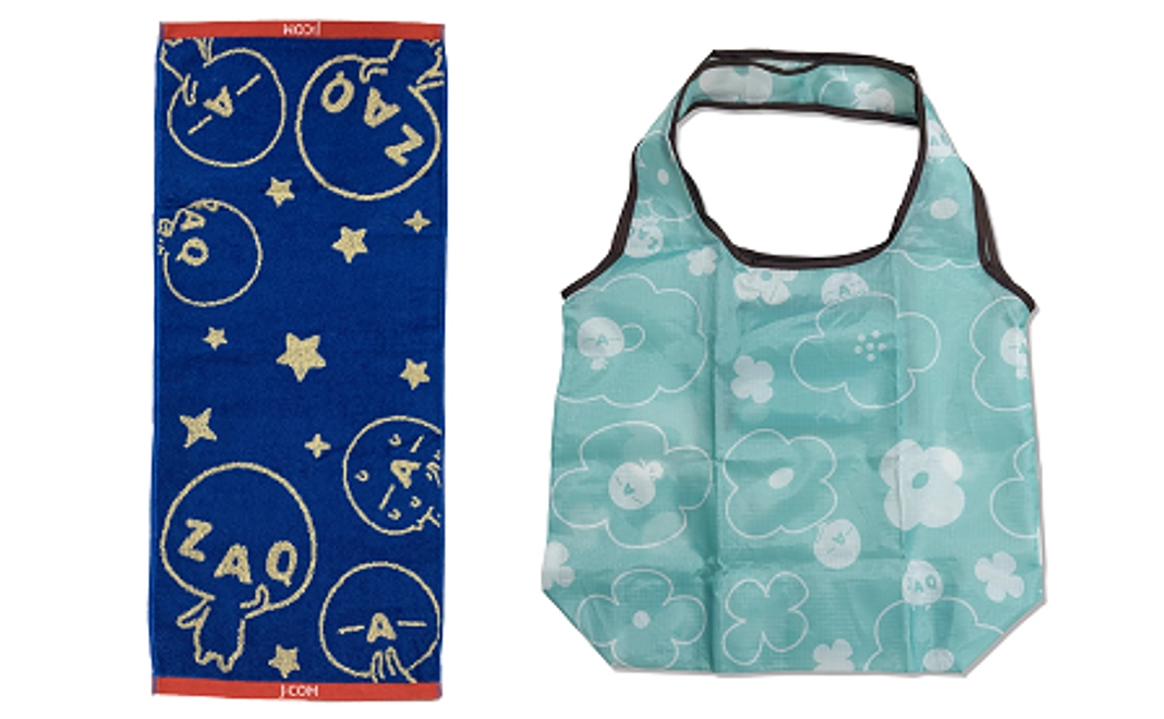 B|J:COMオリジナルグッズ・ざっくぅタオル&エコバック