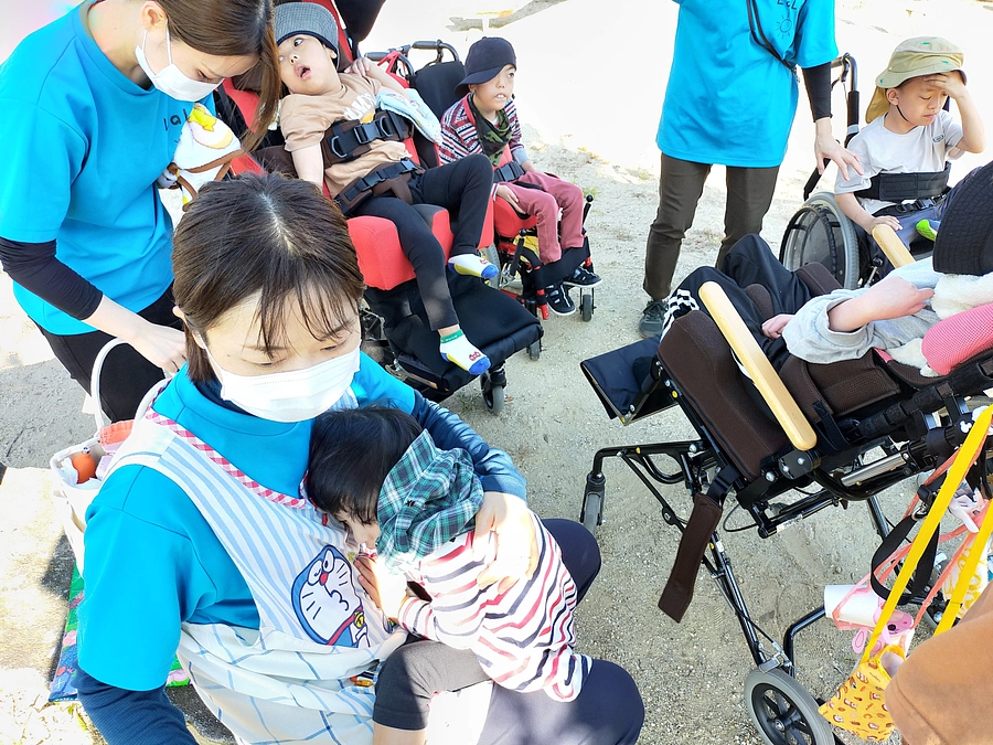 角力取山古墳の公園に遊びに行きました