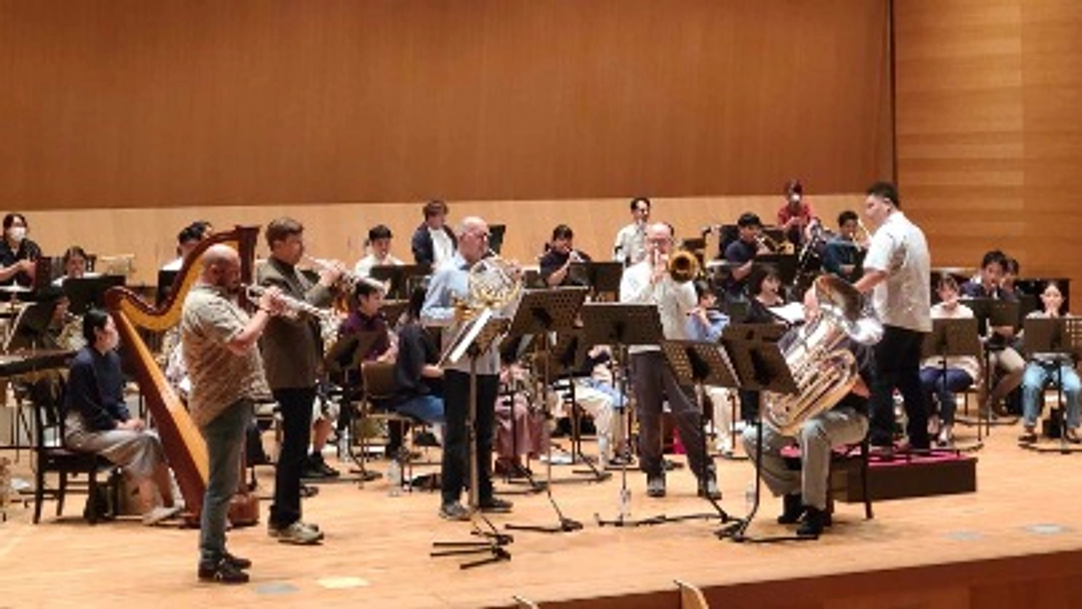 シカゴ響ブラス・クインテットの皆さんとリハーサル！