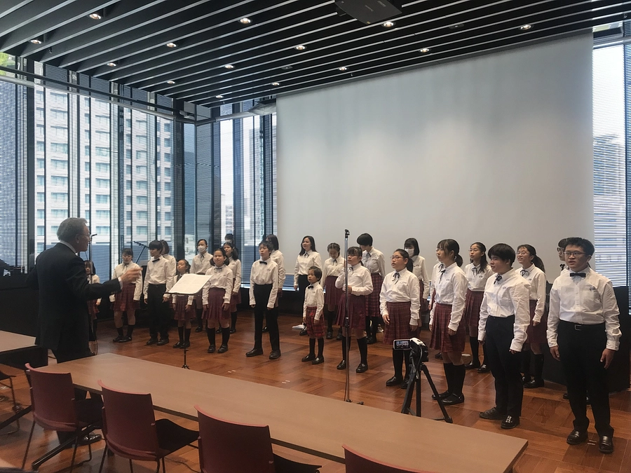 大阪大学中之島センター　「第一回いのち共感祭」にて子どもたちが歌いました！