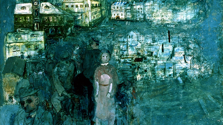 洋画家・松本竣介。創作と思索の源「アトリエの時間」を展示室に