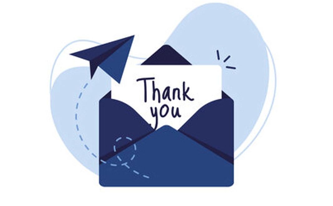 感謝のメール②