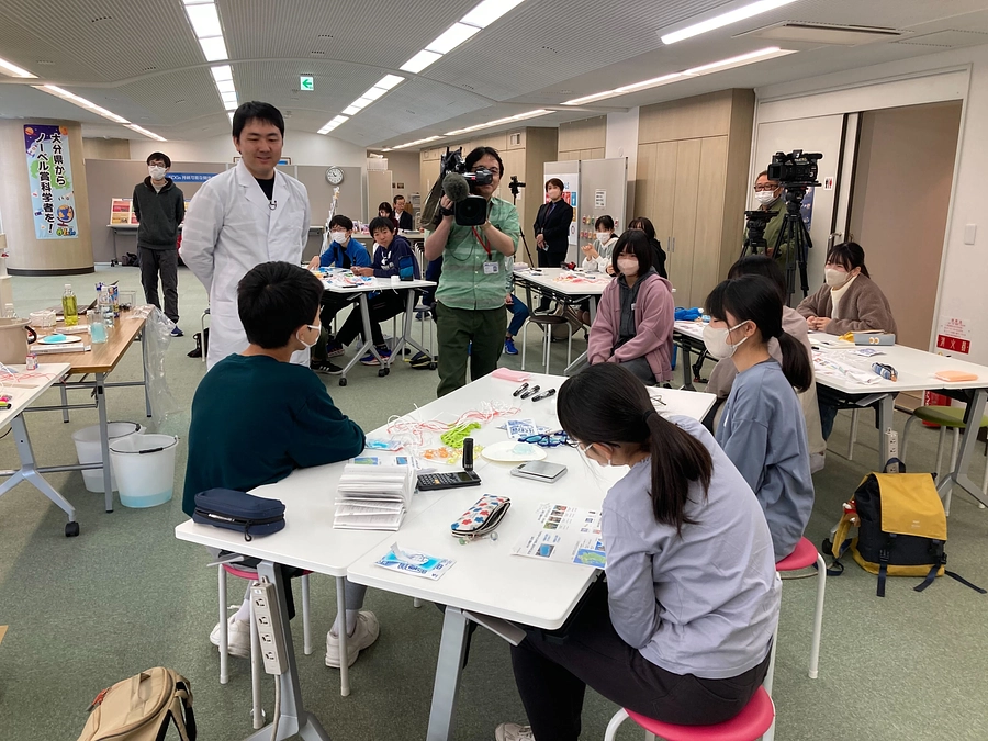 科学館O-laboで出前講義を行いました！