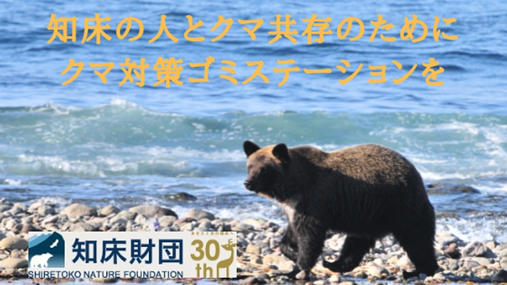 北海道斜里町でヒグマと共存するためのゴミステーション設置を!