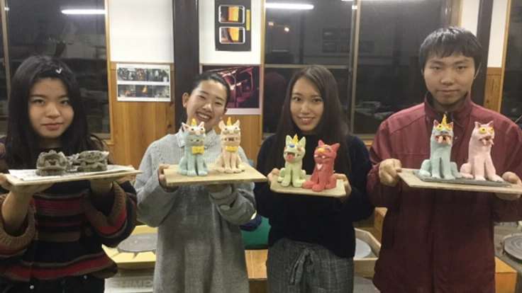 美濃焼の街、岐阜県瑞浪市陶町に「アート狛犬」で新しい風物詩を